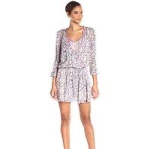Juicy couture Monaco python mini dress 100% silk pink black